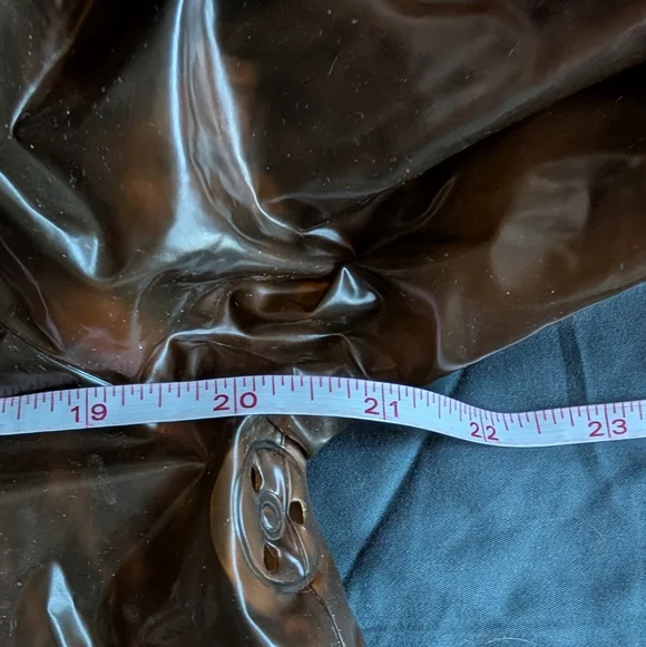 Stunning Retro Dorothy Perkins Pakamac Semi-transparent Brown Hooded Rain Jacket - Picture 9 of 16